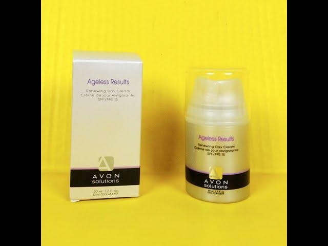 Avon Solutions Ageless Results Renewing Day Cream SPF 15 NOS Soy Vitamins Face