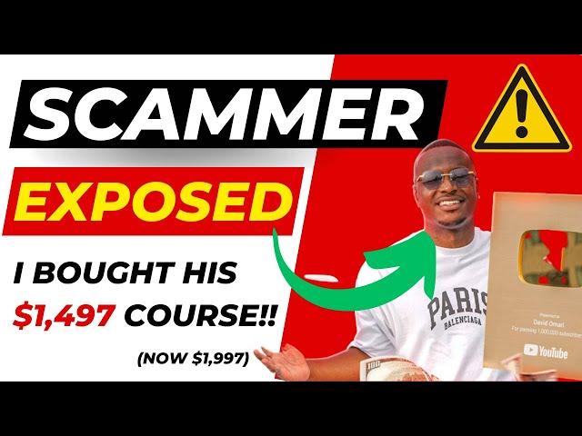 David Omari YouTube Automation Course Review - SCAMMER exposed