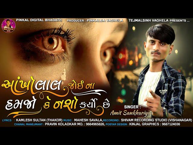 Aakho Lal Joi Na Hamjo Ke Nasho Karyo Se || Amit Sankhariya || New Song 2022 || Sad Song || Hd Video