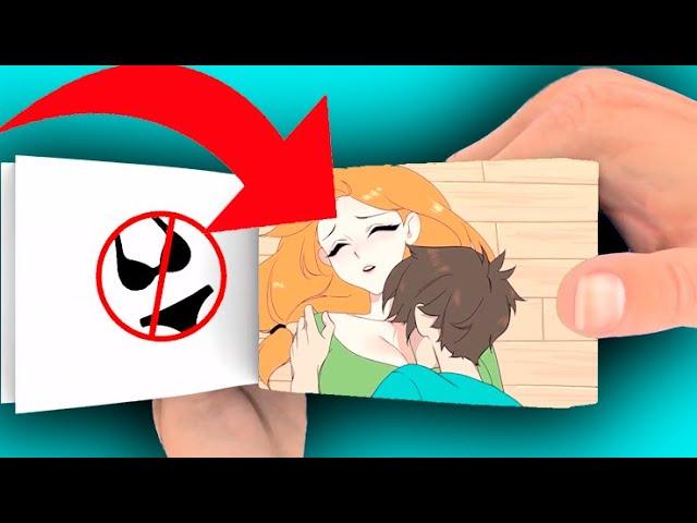 Alex and Steve Life | Minecraft Anime | FlipBook #1