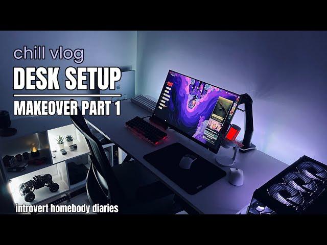 Gaming Vlog  | Part 1 Desk Setup Makeover