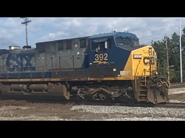 CSX manifest train in cordele georgia