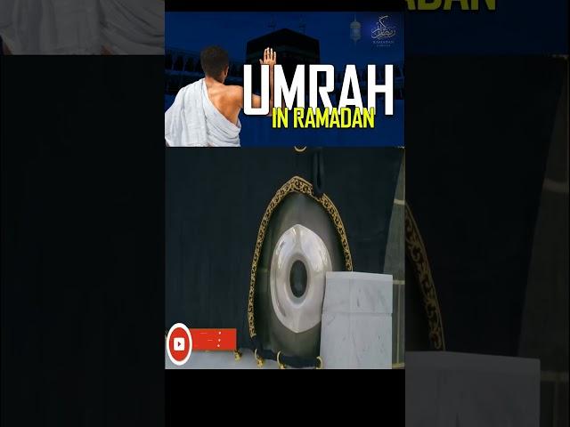 Things to do in Ramadan Series   Umrah in Ramadan ! Shaykh Bilal Ahsan #shorts #shortvideo