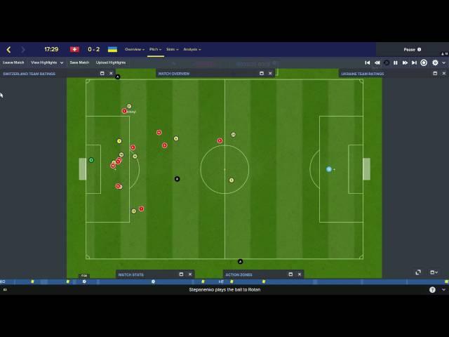 Round of 16   Switzerland v Ukraine (FM16: Imaginary EURO 2016)