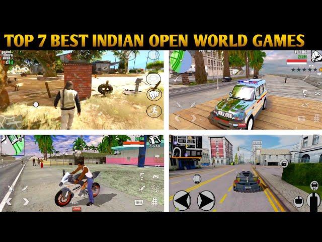 Top 7 Best Indian Open World Games 2023 !!