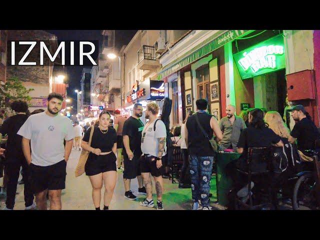 A Night Walk Through the Heart of İzmir's Alsancak | Summer 2024