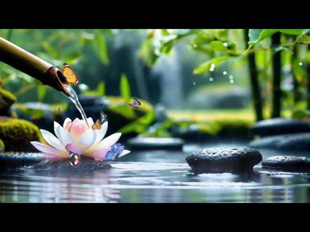 Beautiful Relaxing Piano, Water Sound - Deep Sleeping Music, Yoga, Calming Music, Meditation Music