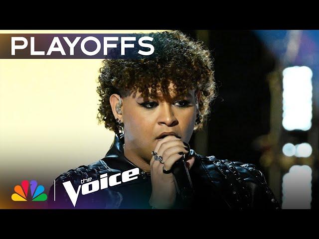 Jose Luis Puts on a Spectacular Performance of "No More Drama" | The Voice Playoffs | NBC