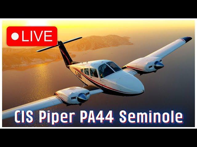 FIRST LOOK! CIS Piper PA44 Seminole | Ask the Developers Live! | X-Plane 12