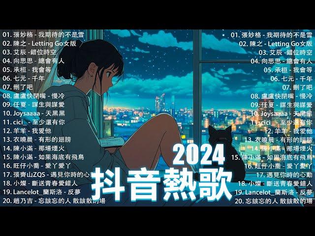 2024抖音最最最火2024流行歌曲【抖音神曲2024】抖音神曲202440首超好聽的流行歌曲 : 張妙格 - 我期待的不是雪, 向思思 - 總會有人,  Letting Go女版,下個，路口，見