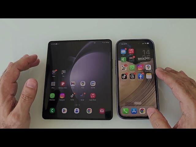 Galaxy Z Fold5 x iPhone 14 Pro / Pro Max: Qual é o melhor celular para você?