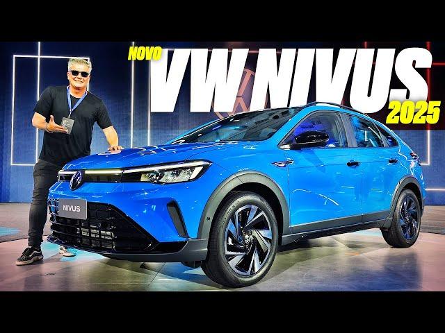 Novo VW Nivus 2025 - PREÇOS? VERSÕES? O QUE MUDA? ASSISTA A APRESENTAÇÃO COMPLETA DO SUV!