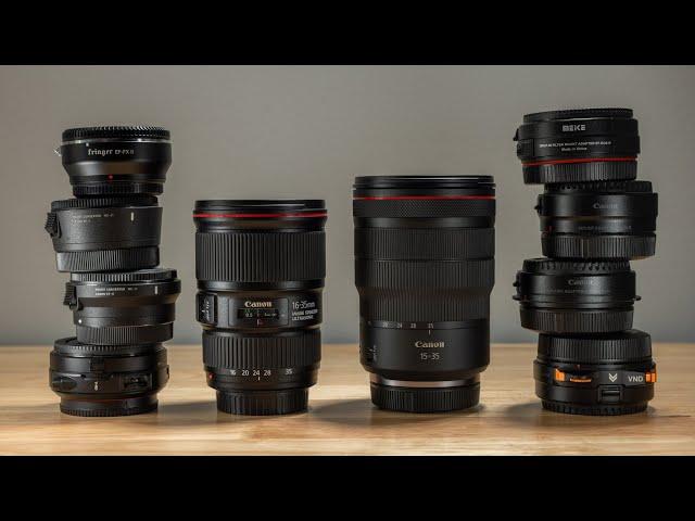 EF vs RF Lenses - Which Should You Buy? // Lens Adapter Guide