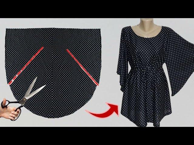 You Don't Have to Be a Tailor ! Sewing Dresses This Way Is Easy And Fast !