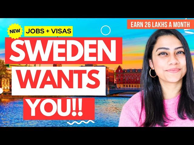 SWEDEN is HIRING FOREIGNERS | Move to Europe Easily with JOB & VISA