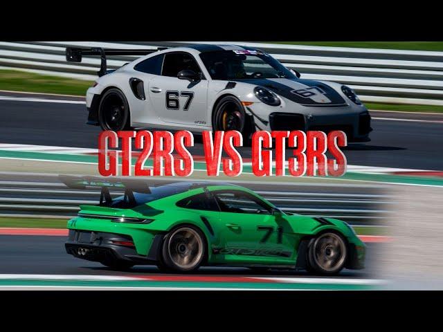 BATTLE OF THE RS CARS | 992 GT3RS VS 991.2 GT2RS