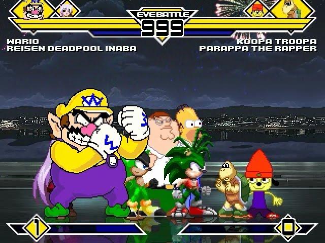 Team Wario vs Team Koopa Troopa 4v4 Patch MUGEN 1.0 Battle!!!