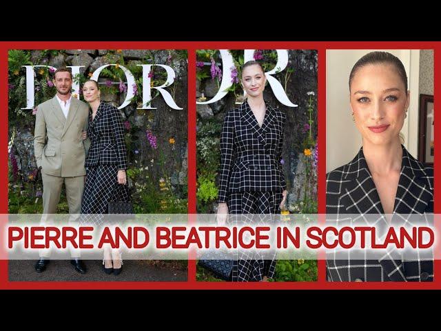 Pierre Casiraghi and Beatrice Borromeo Visited Scotland for Dior Cruise 2025 Collection