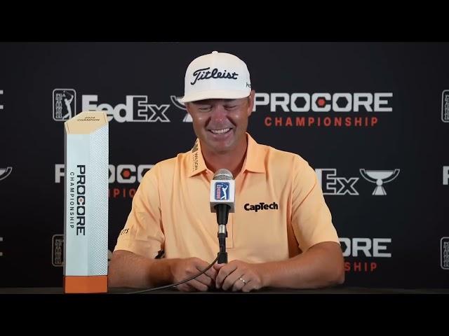 Patton Kizzire Winner Presser Sunday 2024 Procore Championship