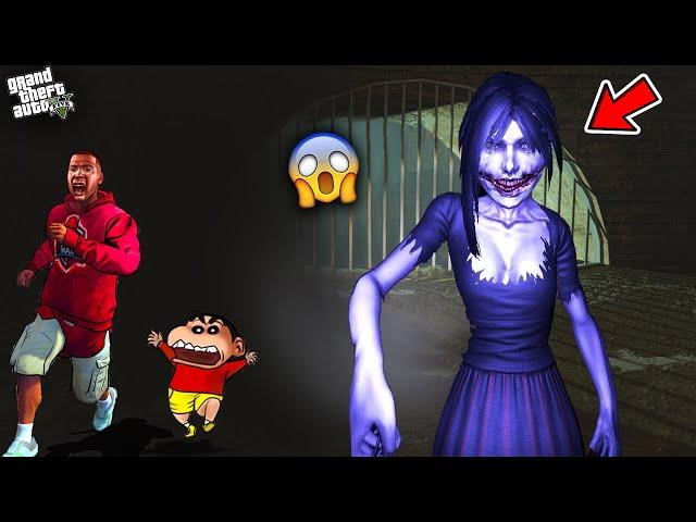 GTA 5 : SHINCHAN Found KUCHISAKE ONNA in GTA 5 !!!