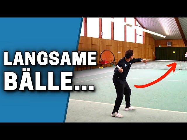 Was tun bei langsamen Bällen? | TENNIS TAKTIK