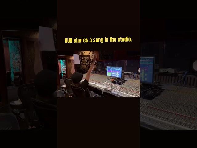 KUN shares Curtis Mayfield's 'So In Love' in the studio! #caixukun #kun #蔡徐坤 #cpop  #superstarcxk