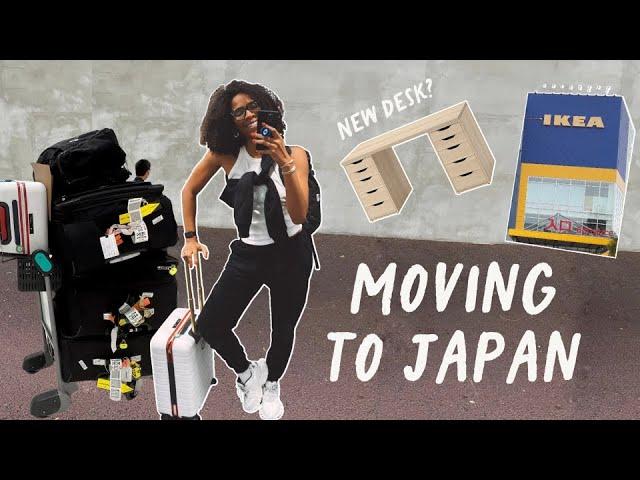 MOVING TO JAPAN ️ Travel, Ikea, grocery store, and getting organized!