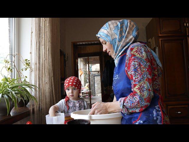 Life in the oldest Dagestan Village. Village Life in Russia