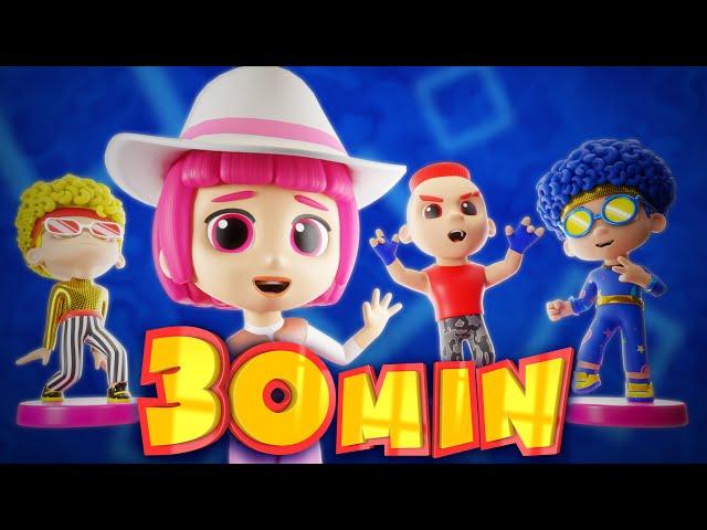 Trendy Lya-Lya and Trendy Cha-Cha, Chicky & Boom-Boom | Mega Compilation | D Billions Kids Songs