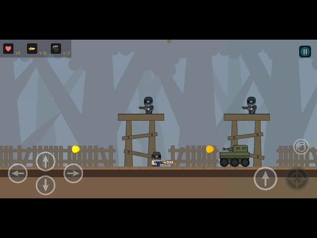 Metal Fire Action 2D Shooter - Android Offline Games