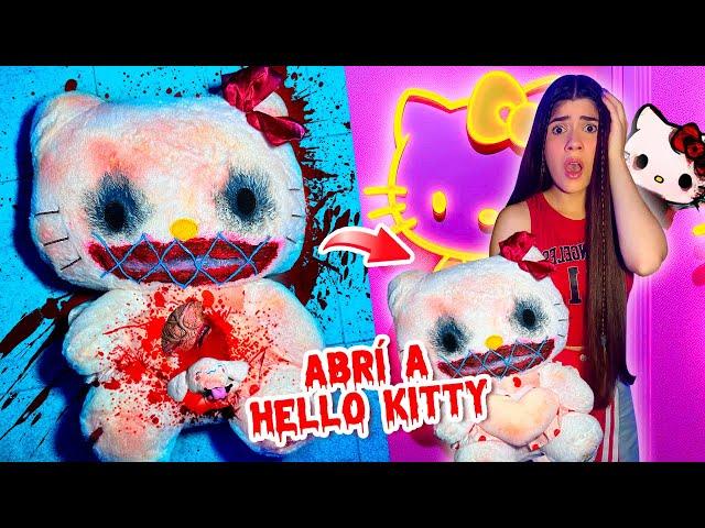 ABRÍ un PELUCHE de HELLO KITTY y ME CONFESÓ que hizo algo MUY MALO  | Ani Cat