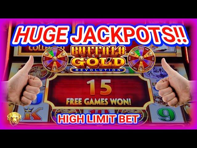 ️Wow! HUGE JACKPOTS in Many HIGH BETS! at Buffalo Revolution Slot