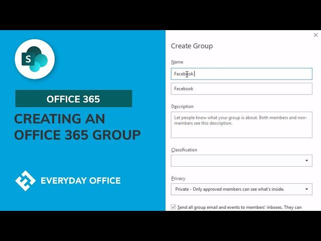 Creating Office 365 Groups