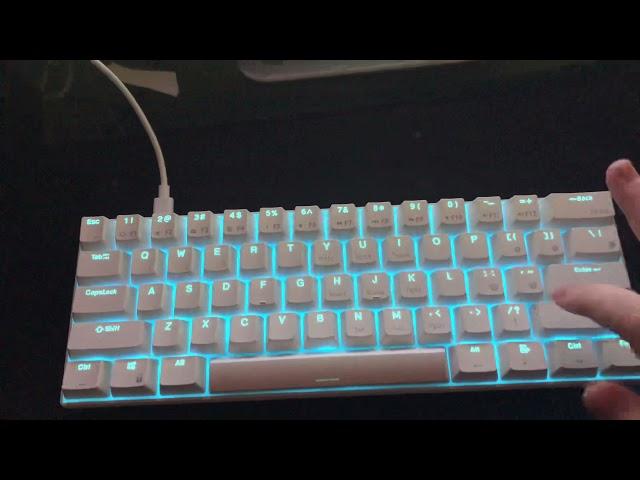 GK61 Blue Switches Sound Test