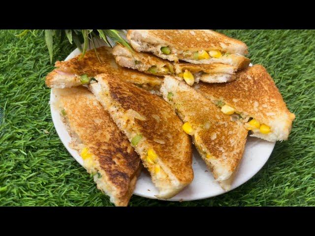 10 Min. Healthy Cheese Wala Sandwich | Veg Cheese Sandwich | Zaikedarkitchen