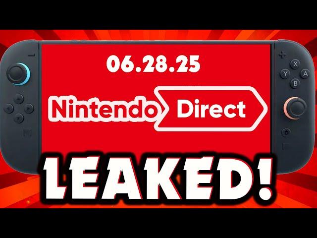 The FIRST Nintendo Switch 2 DIRECT Just LEAKED!
