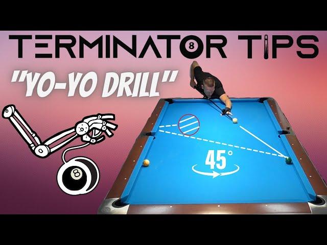 The Yo-Yo Drill - Fast Improvement For Amateur Pool Players! (Cue Ball Speed And Direction Training)