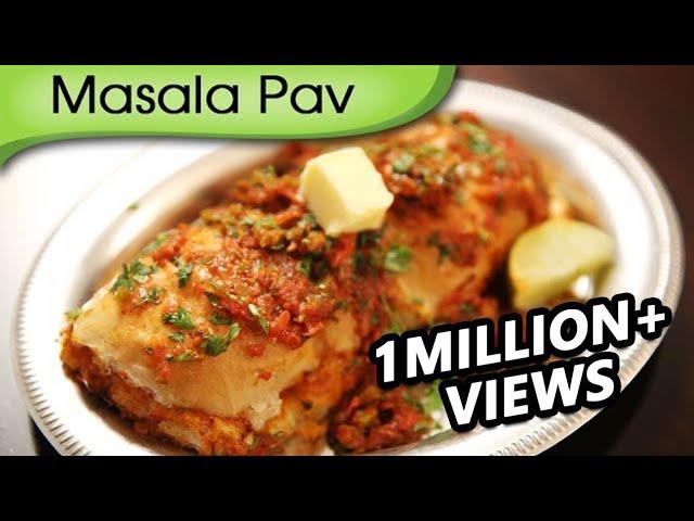 Masala Pav | Mumbai Street - Fast Food Recipe | Ruchi's Kitchen