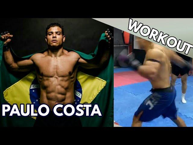 Paulo Costa SHREDDED training for Israel Adesanya  Strength n Conditioning & Padwork