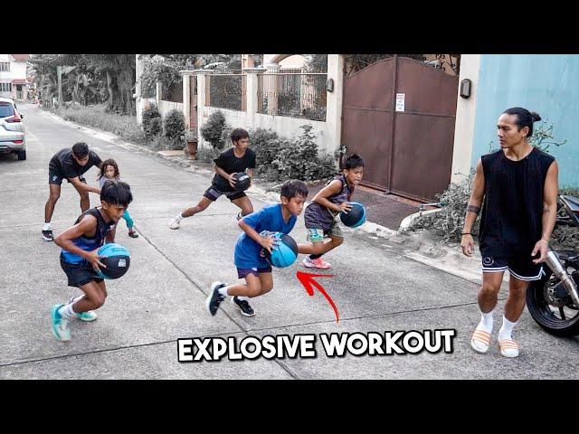 EXPLOSIVE WORKOUT WITH MEDICINE BALL - GRABE RESULTA! MAS BUMILIS SILA!