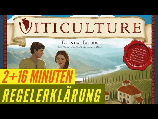 Viticulture Essential Edition  Regeln Anleitung Erklärung  Brettspiel