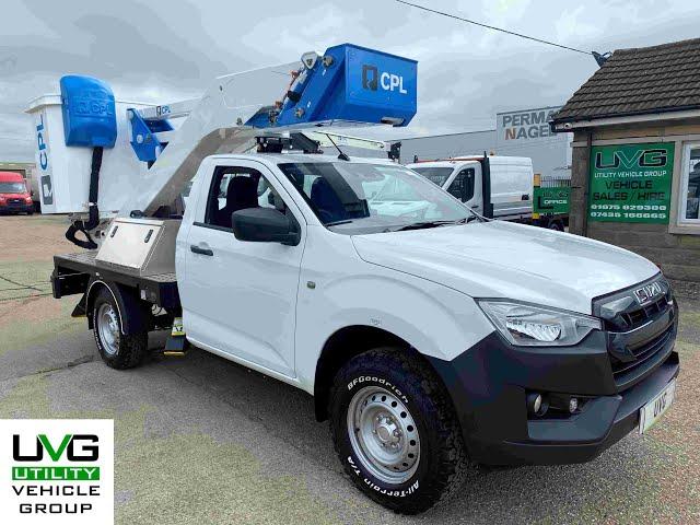 2023 23 Reg Isuzu D-Max Pickup MEWP Cherry Picker 13.1m Working Height - Walk Around