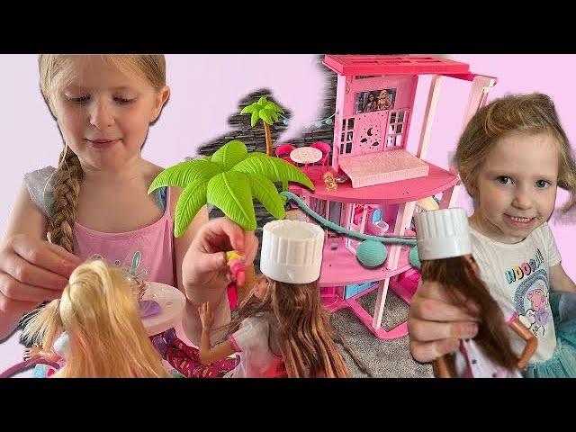 Baking Cakes at Chef Barbie’s Kitchen | Pretend Play | Barbie Dream house World