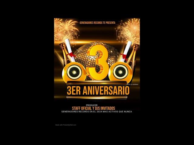 3 Aniversario Generadores Records Reggeton old school By Osval Dj