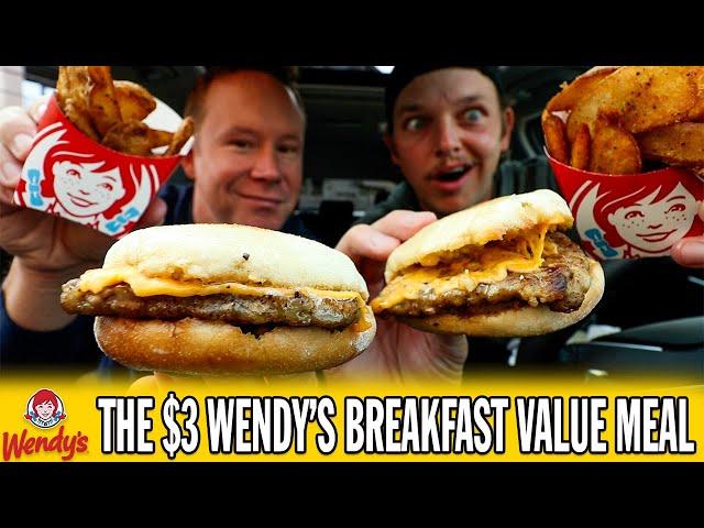 Is This The BEST VALUE In All Of Fast Food? | Wendy's $3 Breakfast Value Meal!