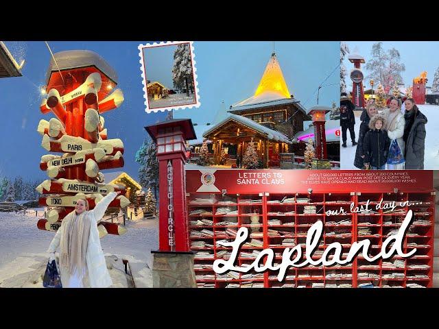 LAPLAND VLOG 2022 | PART 4, SANTA CLAUS VILLAGE, ROVANIEMI FINLAND, ARTIC CIRCLE, CRASH STORYTIME