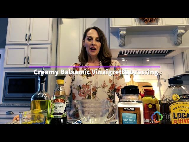 Creamy Balsamic Vinaigrette Dressing
