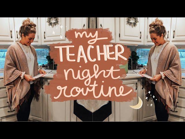 My Evening Routine as a Teacher! | FALL 2020