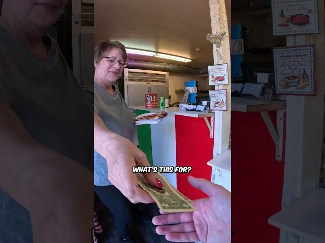 Handing Out Pizza to Hungry People!