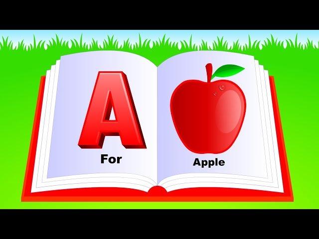 Learn Alphabet A to Z | ABC Preschool Book Learning A for APPLE Phonetics